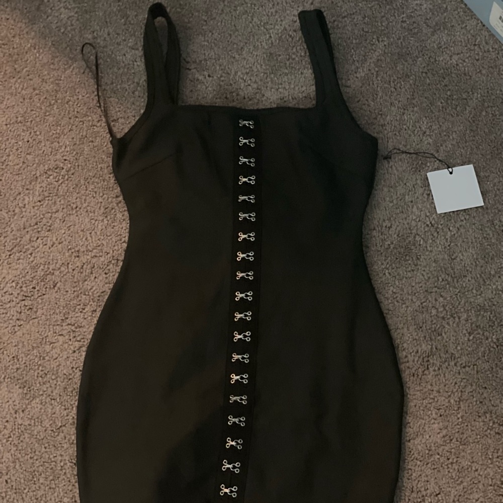 By the way black hook dress